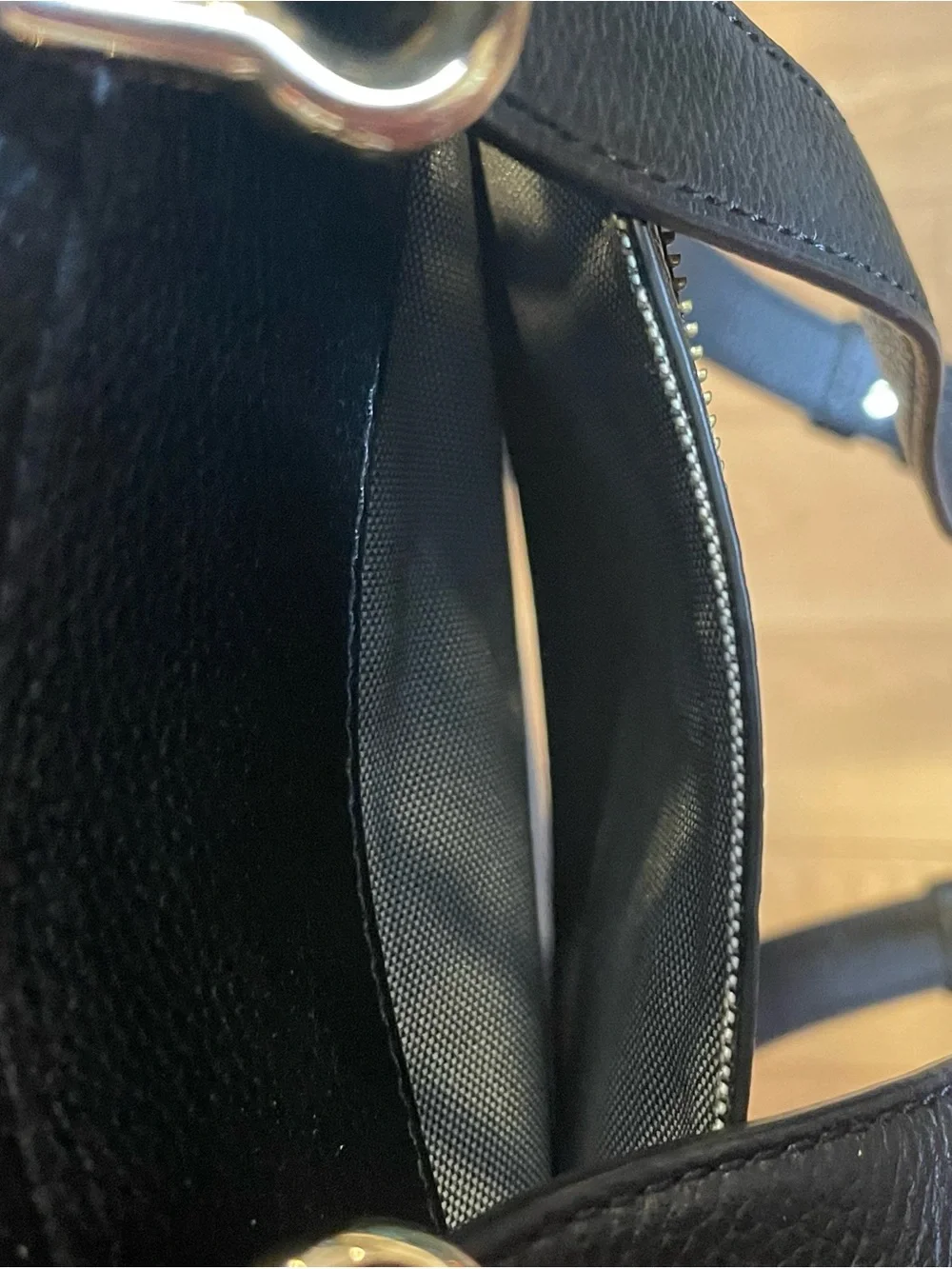 Cole Haan Grand Ambition Luxe Houndstooth Leather Backpack w Tablet Slot NWOT